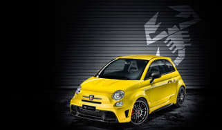 Abarth 695 Biposto Record front quarter