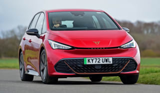 Cupra Born V1 - front cornering