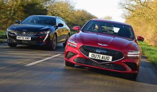 Genesis G70 Shooting Brake vs Peugeot 508 SW - header