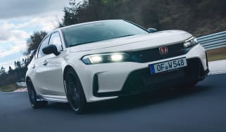 Honda Civic Type R on Nuburgring - front tracking
