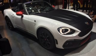 Abarth 124 Spider - Geneva show front/side