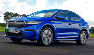 Skoda Enyaq Coupe - front tracking